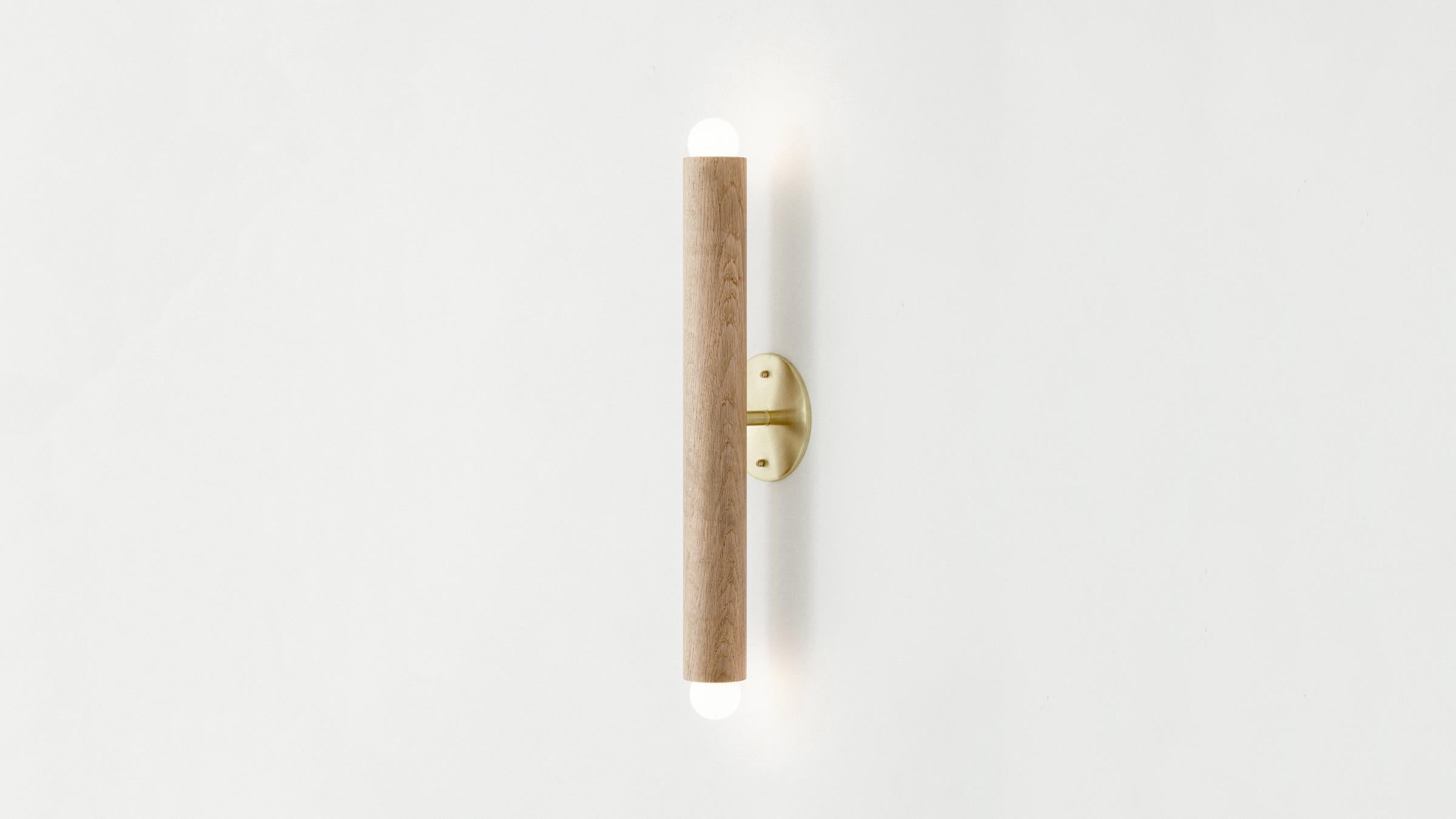 Contemporary Workstead Lodge Linear Sconce in Oxidized Ash and Blackened Steel For Sale