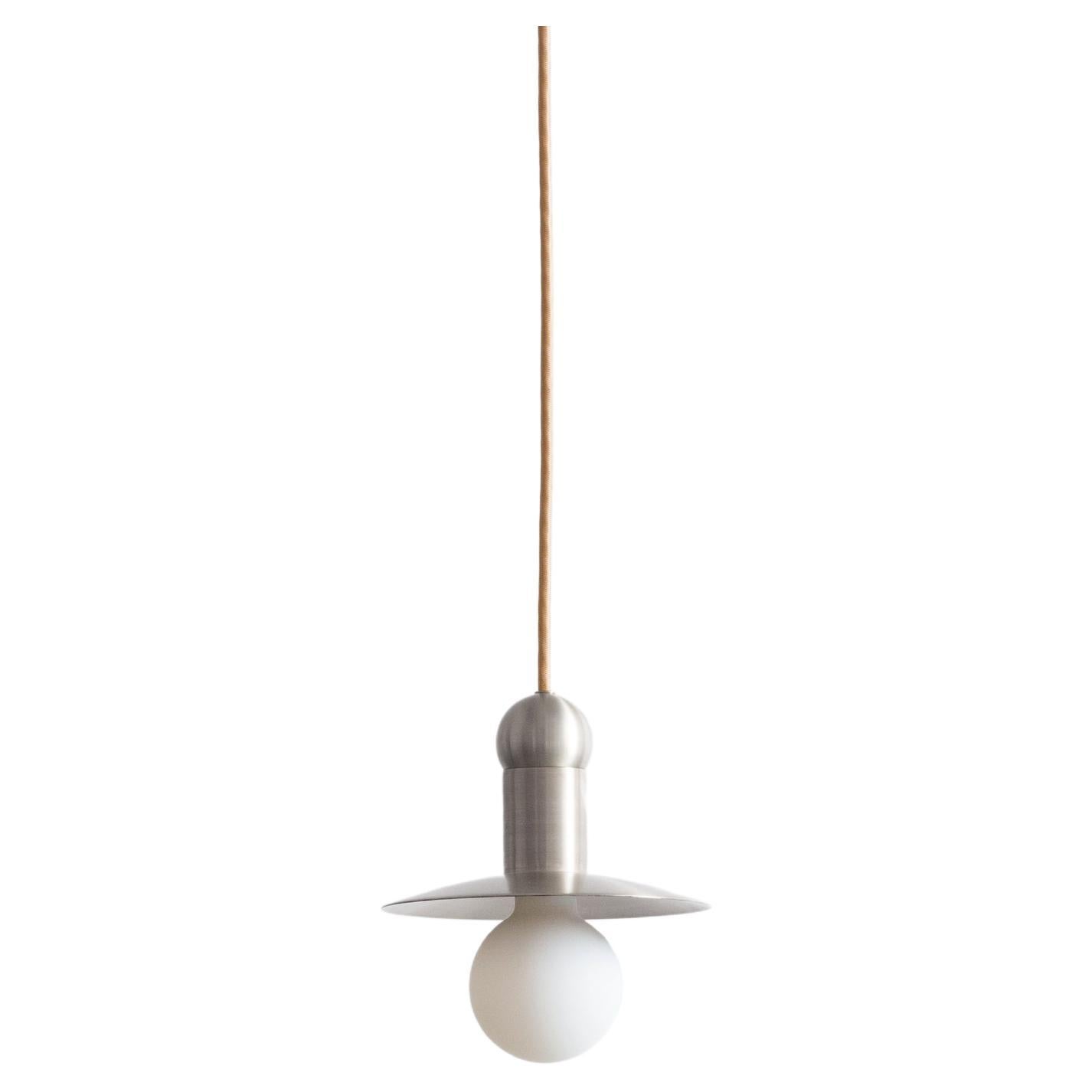Colgante Workstead Orbit Cord Níquel Cepillado