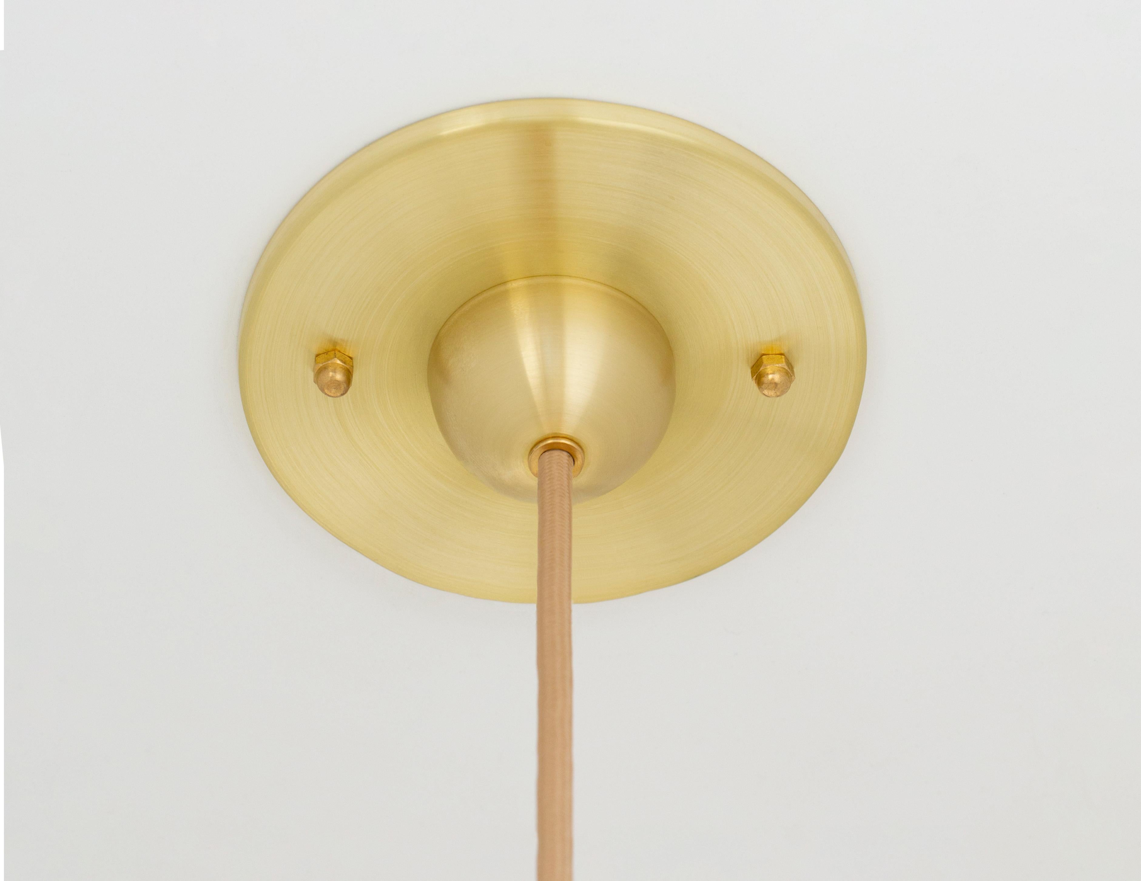 Brass Workstead Orbit Cord Pendant For Sale