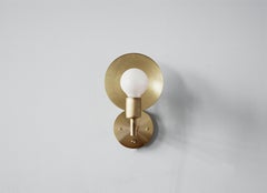 Workstead Orbit Sconce in Hewn Brass