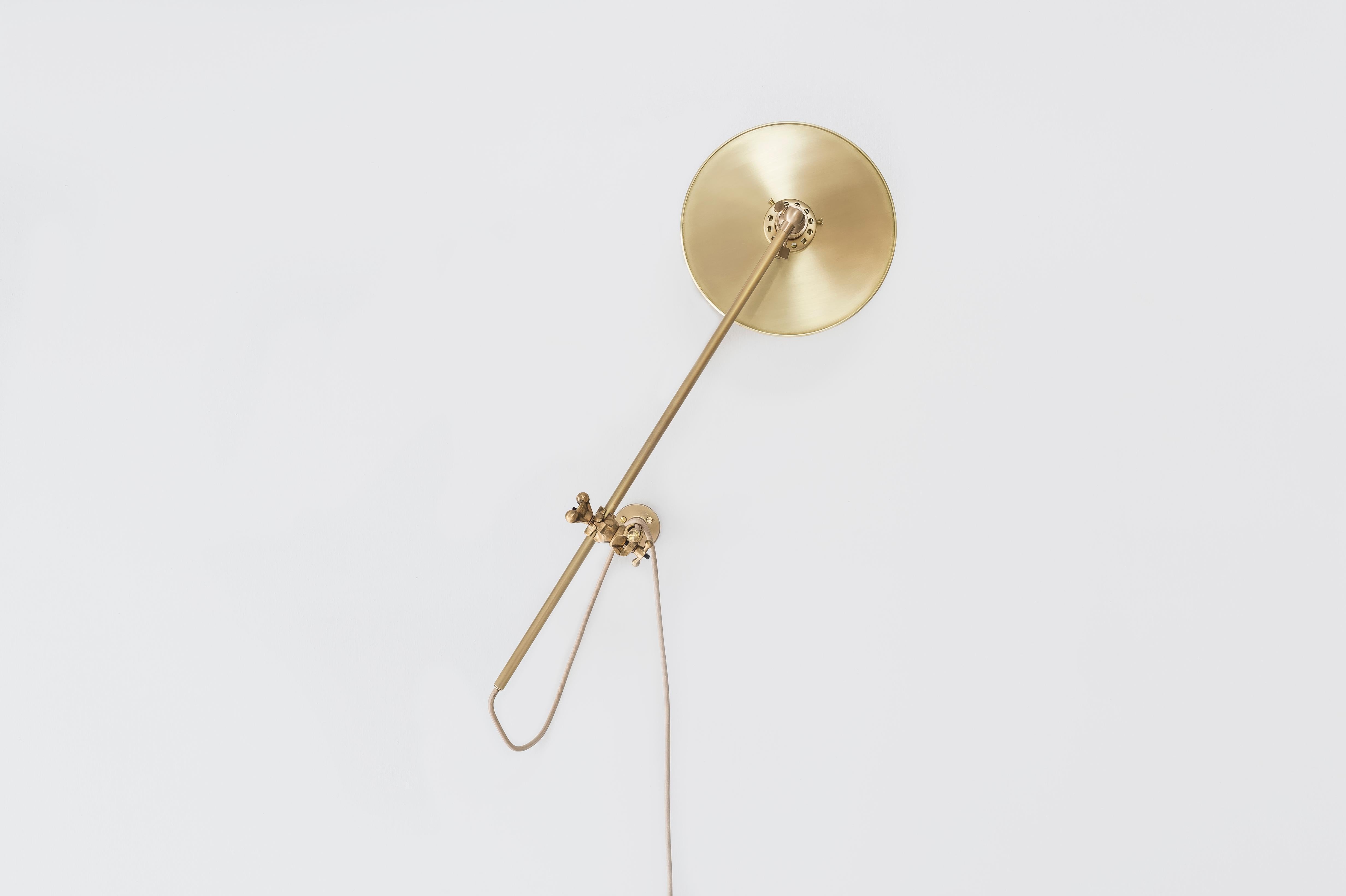 Workstead Industrial Wall Lamp in Industrial Black For Sale 3