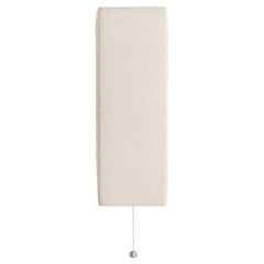 Workstead Shaded Block in Natural Linen and Brushed Nickel
