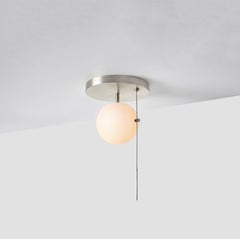 Workstead Signal Flush Mount / Pendant in Brushed Nickel