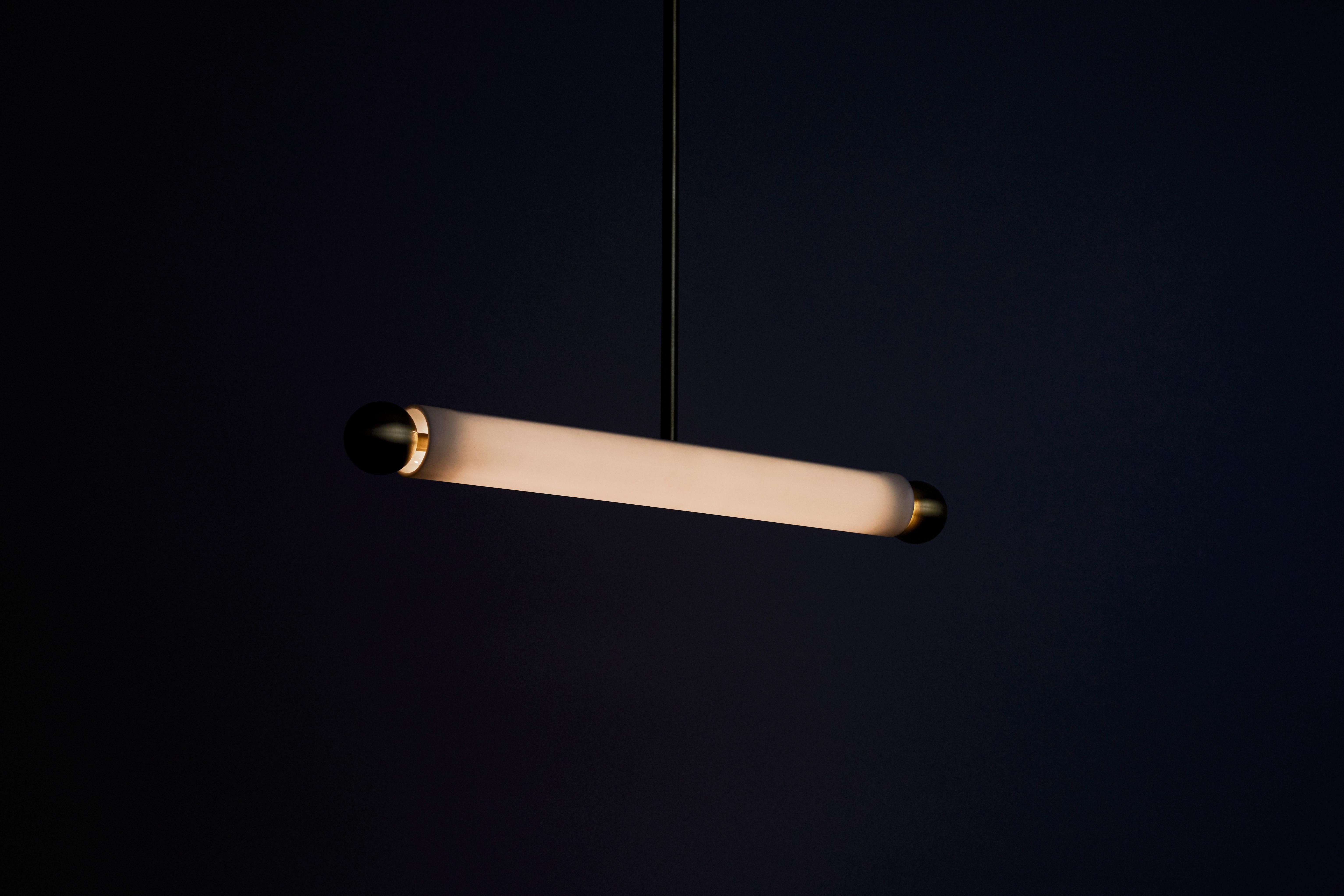 Dépoli Workstead Tube Suspension Medium Hand Finished Bronze en vente
