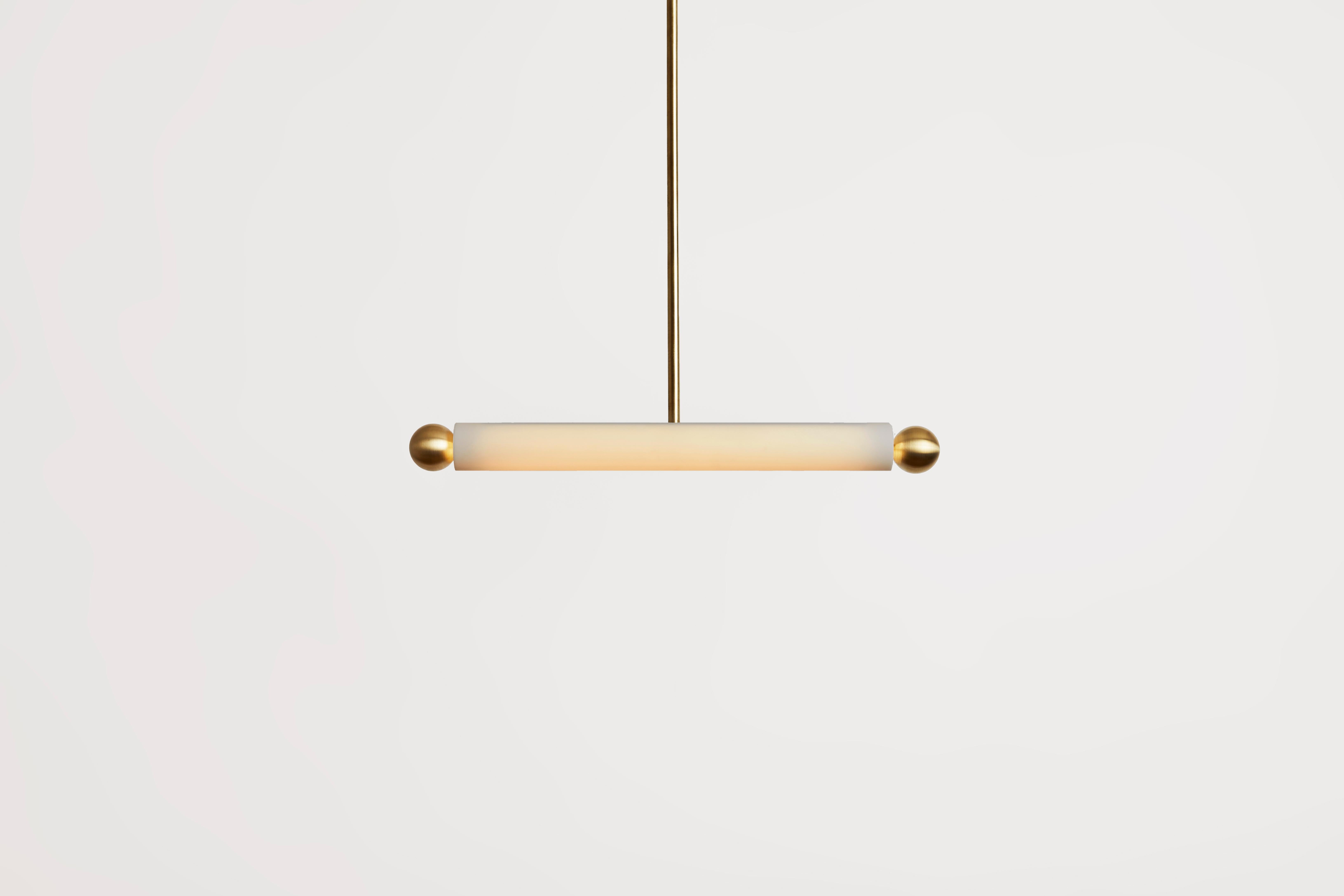 Laiton Workstead Tube Suspension Medium Hand Finished Bronze en vente