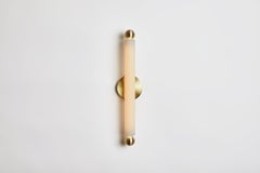 Workstead Tube Sconce / Flush Mount Hewn Brass