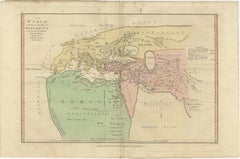 World According to Herodotus – Antique Classical World Map, Wilkinson 1819