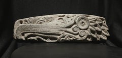 World-Class Maya Kormoran Thron Panel W / Pre-1970 UNESCO-konforme Provenienz