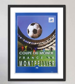 World Cup France '98 Montpelier Original Poster by Solsona Veronique