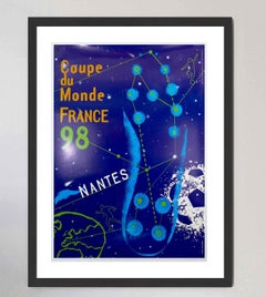 World Cup France '98 Nantes Original Poster by Sandra Nikolic