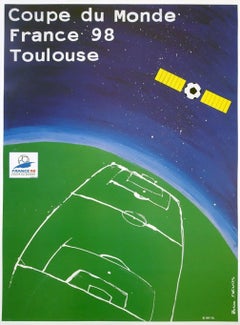 World Cup France '98 Toulouse Original Poster by B. Devos