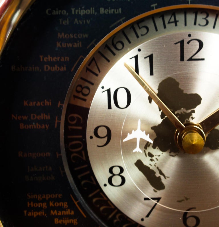 World Desk Clock at 1stdibs