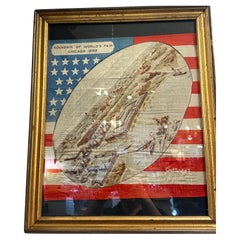 World Fair Chicago Bandana Signed and Dated 1893