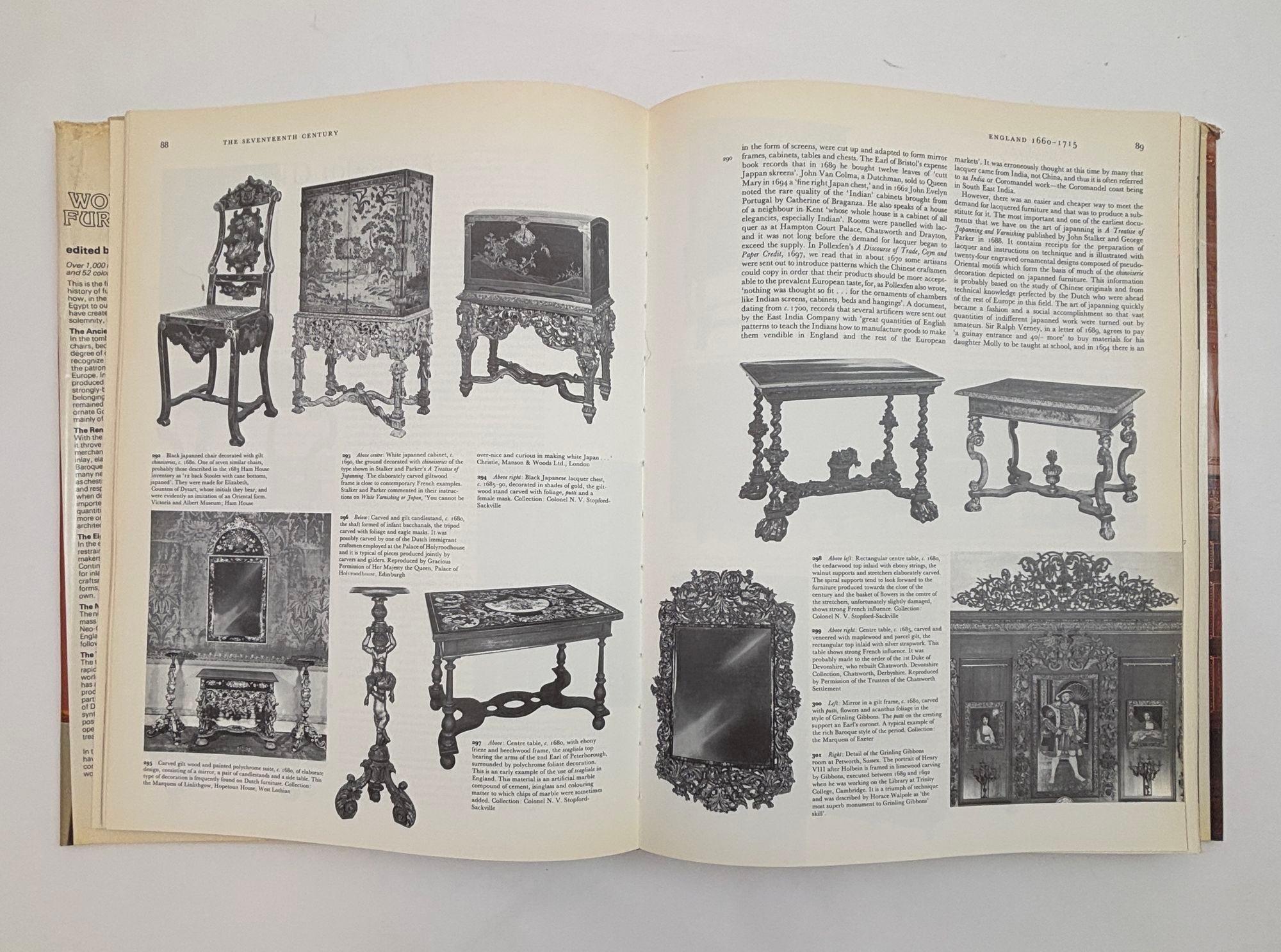 World Furniture an Illustrated History by Helena Hayward 1981 For Sale 1