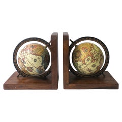 World Globe Bookends