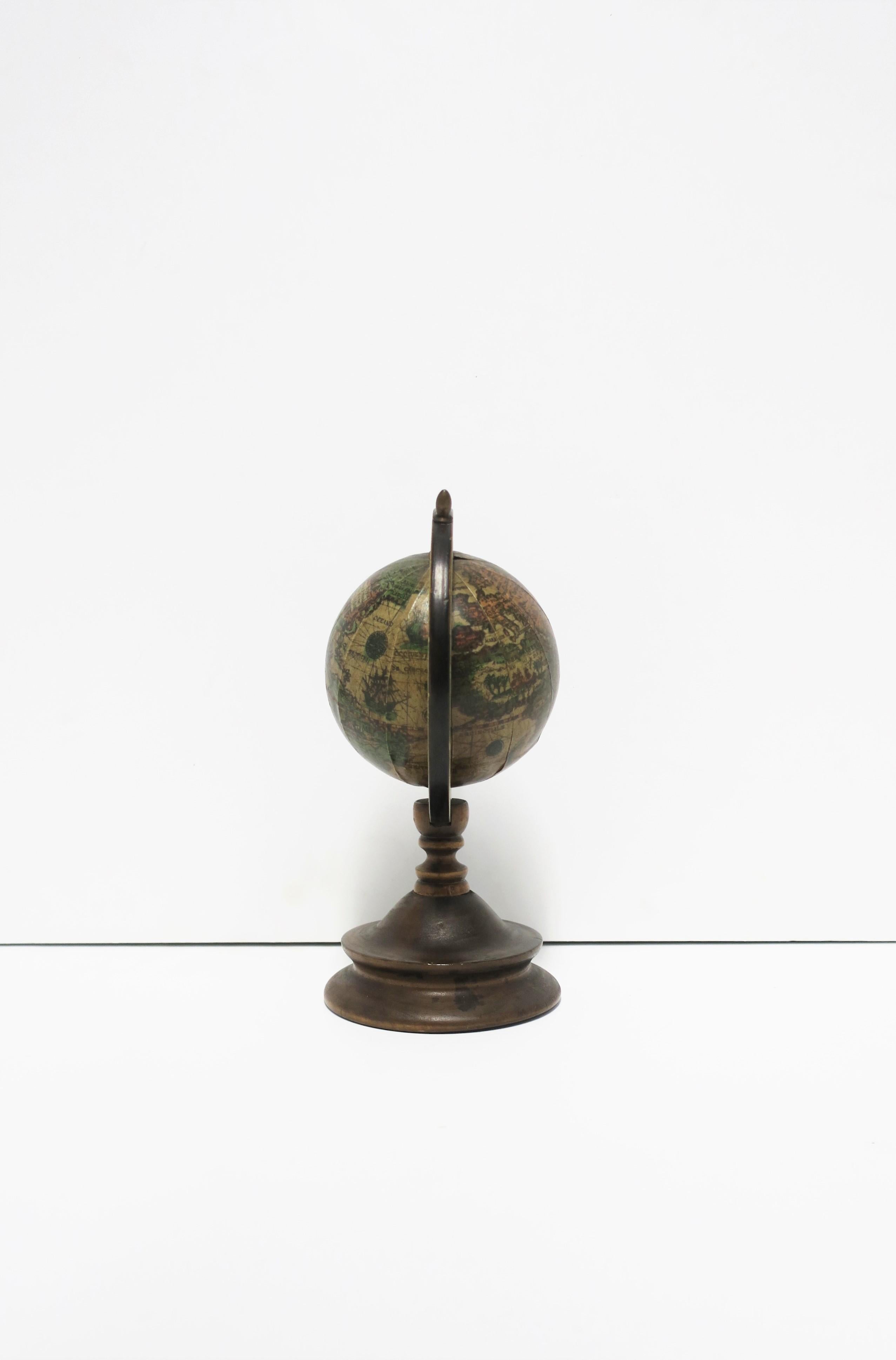 Brass Italian World Globe