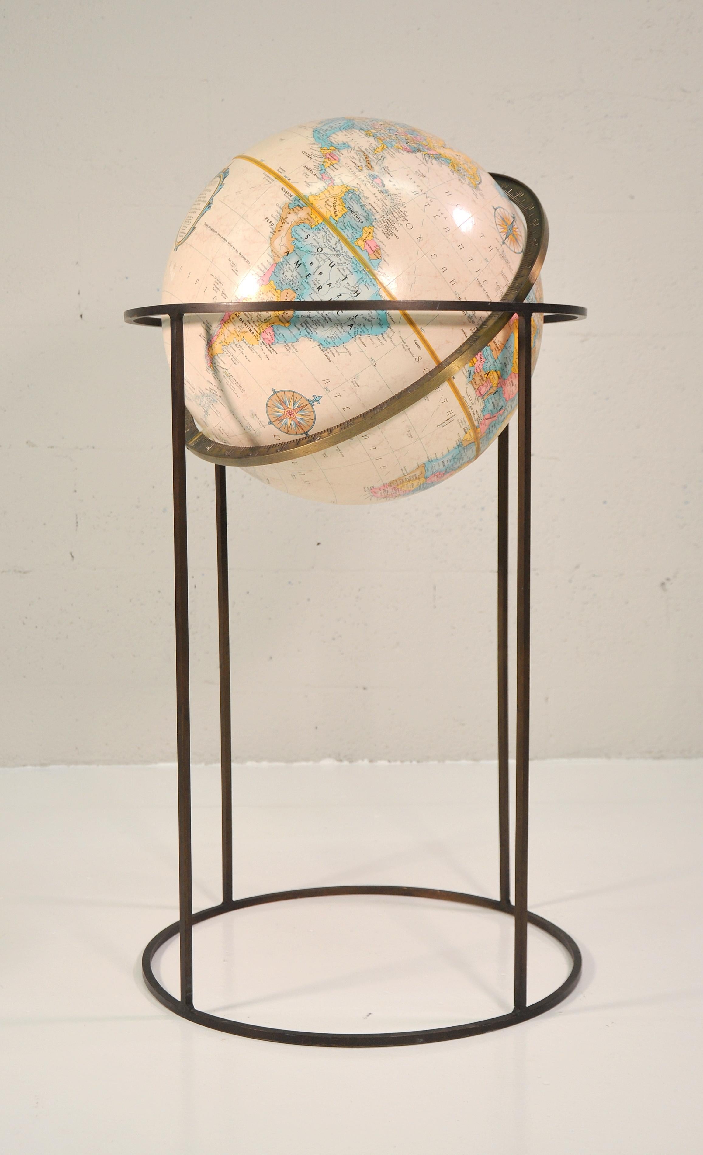 World Globe in the Style of Paul McCobb 3