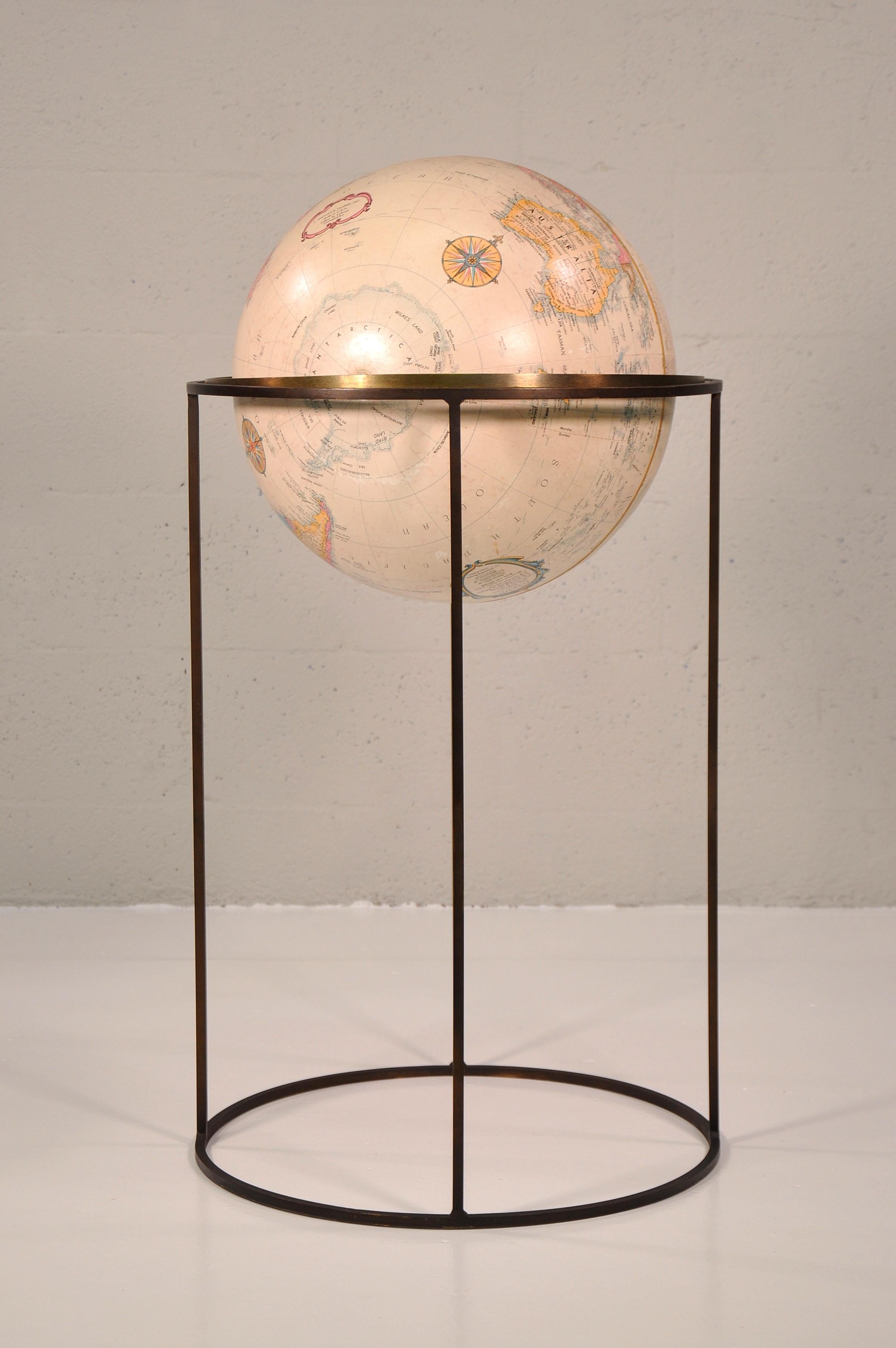 World Globe in the Style of Paul McCobb 1