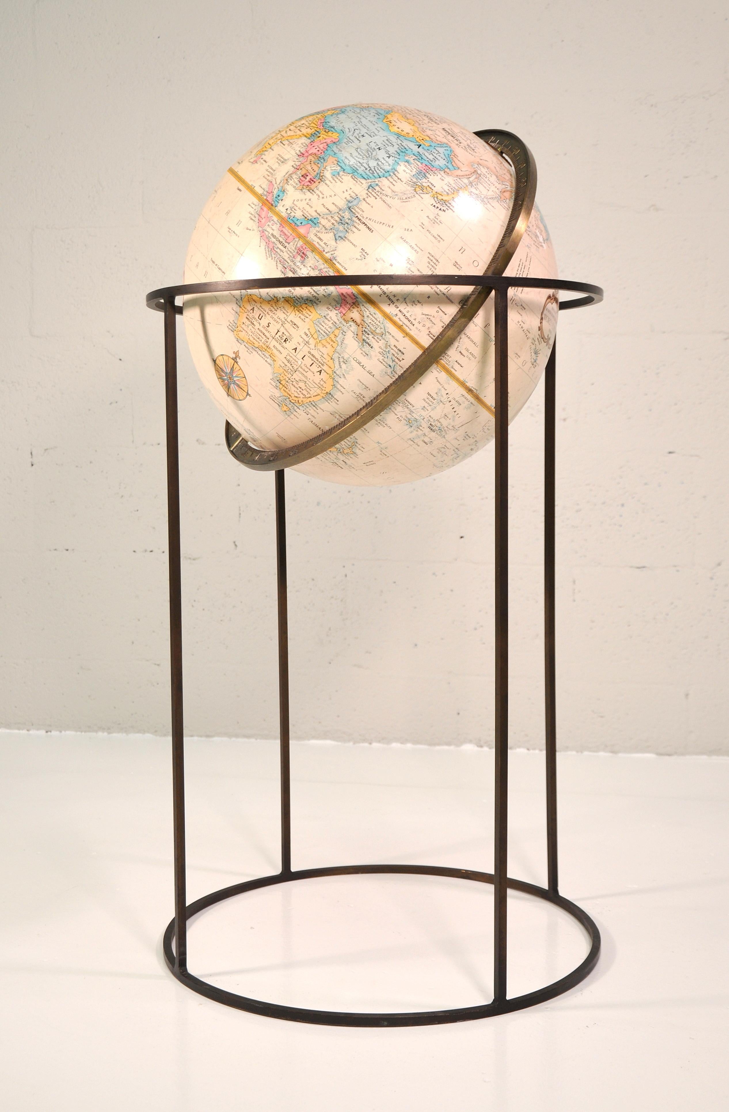World Globe in the Style of Paul McCobb 2