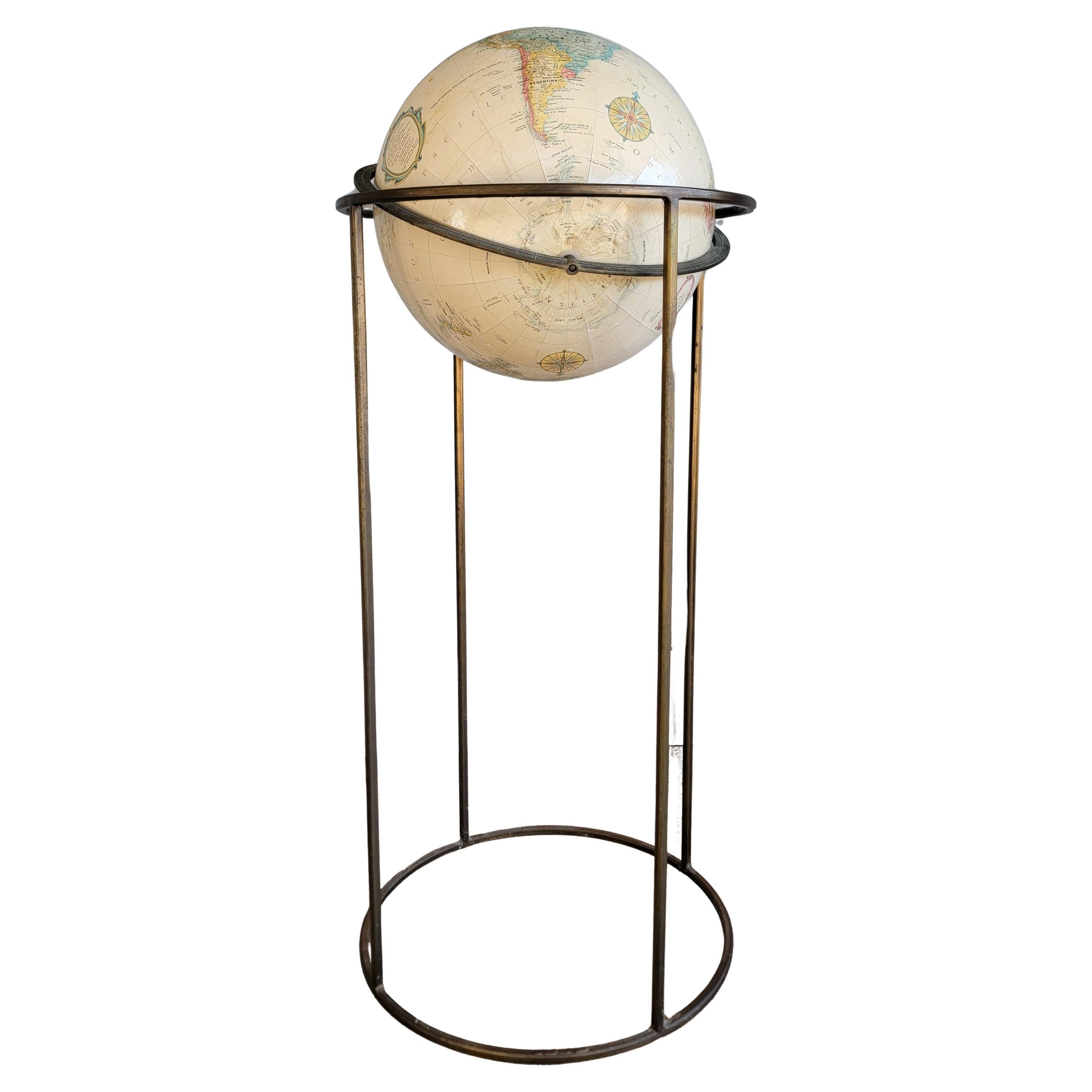 World Globe in the Style of Paul McCobb For Sale at 1stDibs