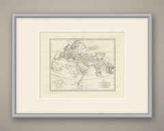 World Known to the Ancients, d'Anville Map for Rollin's Ancient History, 1818