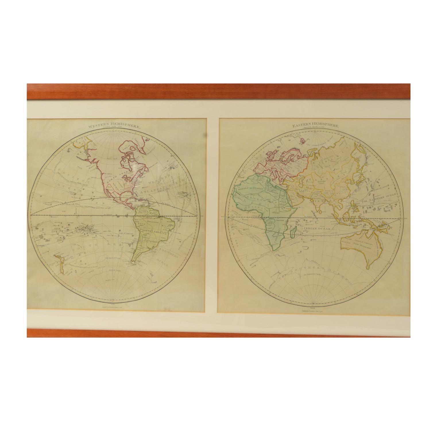 British World Map Published in June 1783 by Stackhouse and Engraved by S.J. Neele London