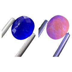 World Most Rarest 1.25 Carats Loose Blue Hauyne Color Change Gem