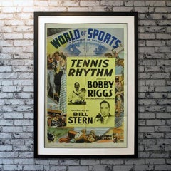World of Sports, Tennis Rhythm, Unframed Potser, 1949