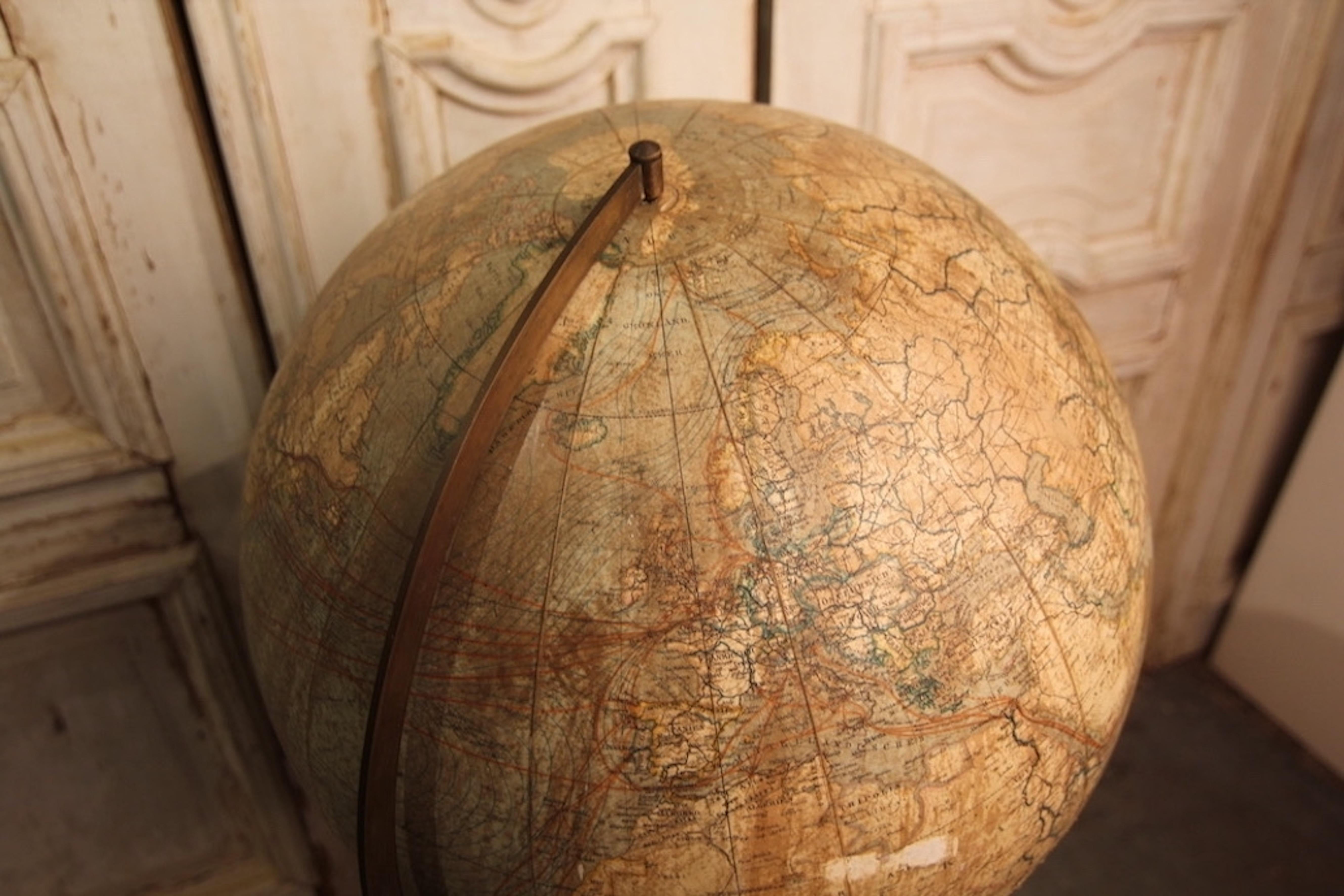 World Traffic Globe, Steamship Company Norddeutscher Lloyd Bremen, 1900-1918 For Sale 6