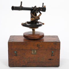 World War 1 era (1914-18) Director No 5 Mark 1 Brass Artillery Director Gun/Case