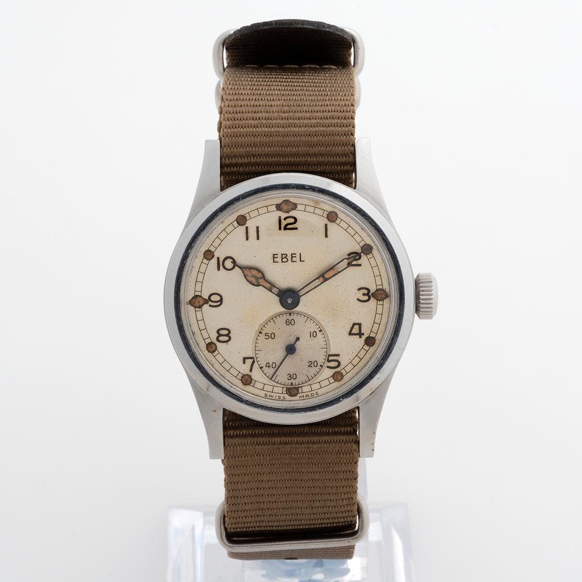 World War 2 era Ebel ATP (Army Trade Pattern/ Army Time Piece) Wristwatch. im Angebot 1