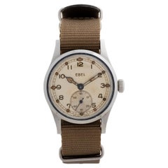 World War 2 era Ebel ATP (Army Trade Pattern/ Army Time Piece) Wristwatch.