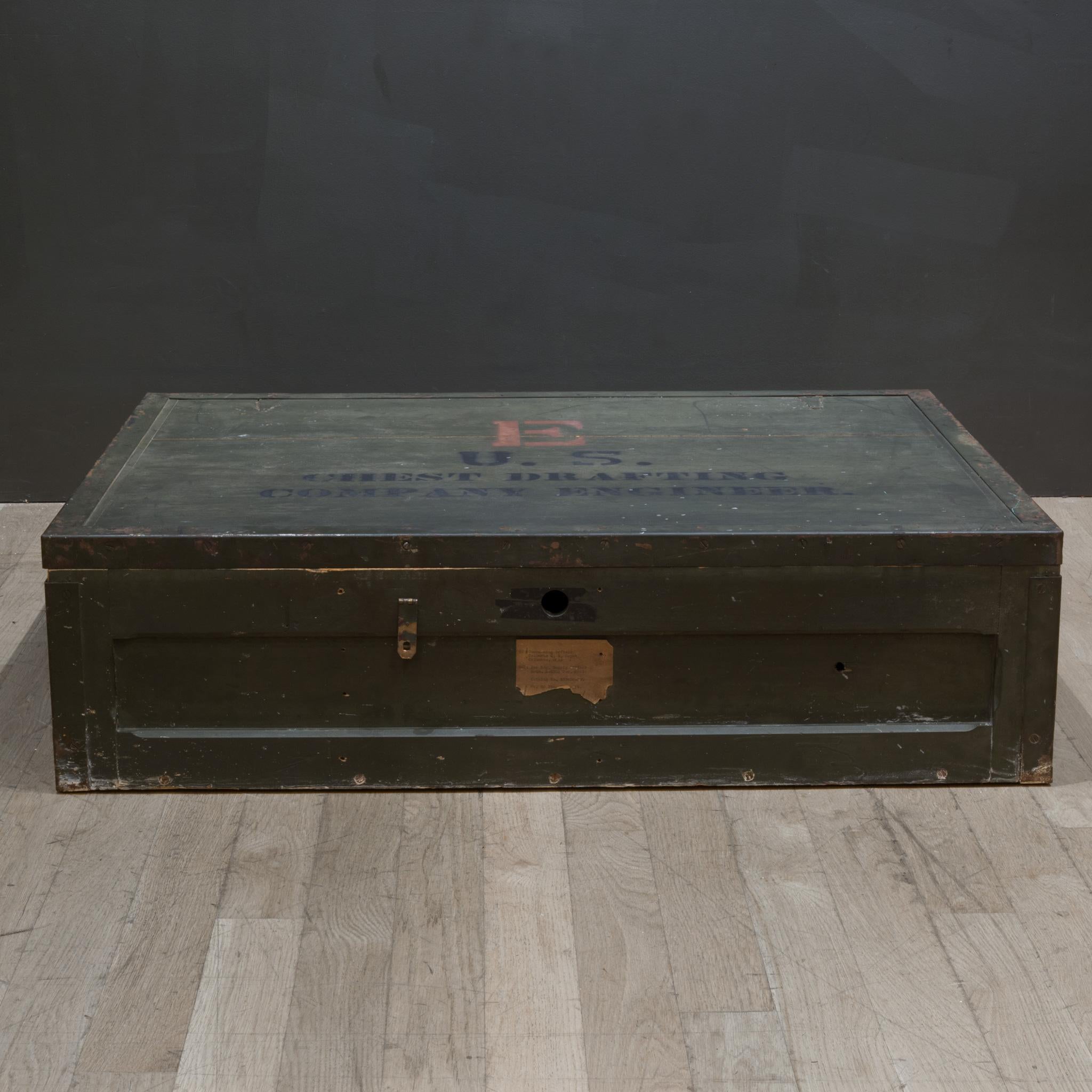 vintage military trunk value