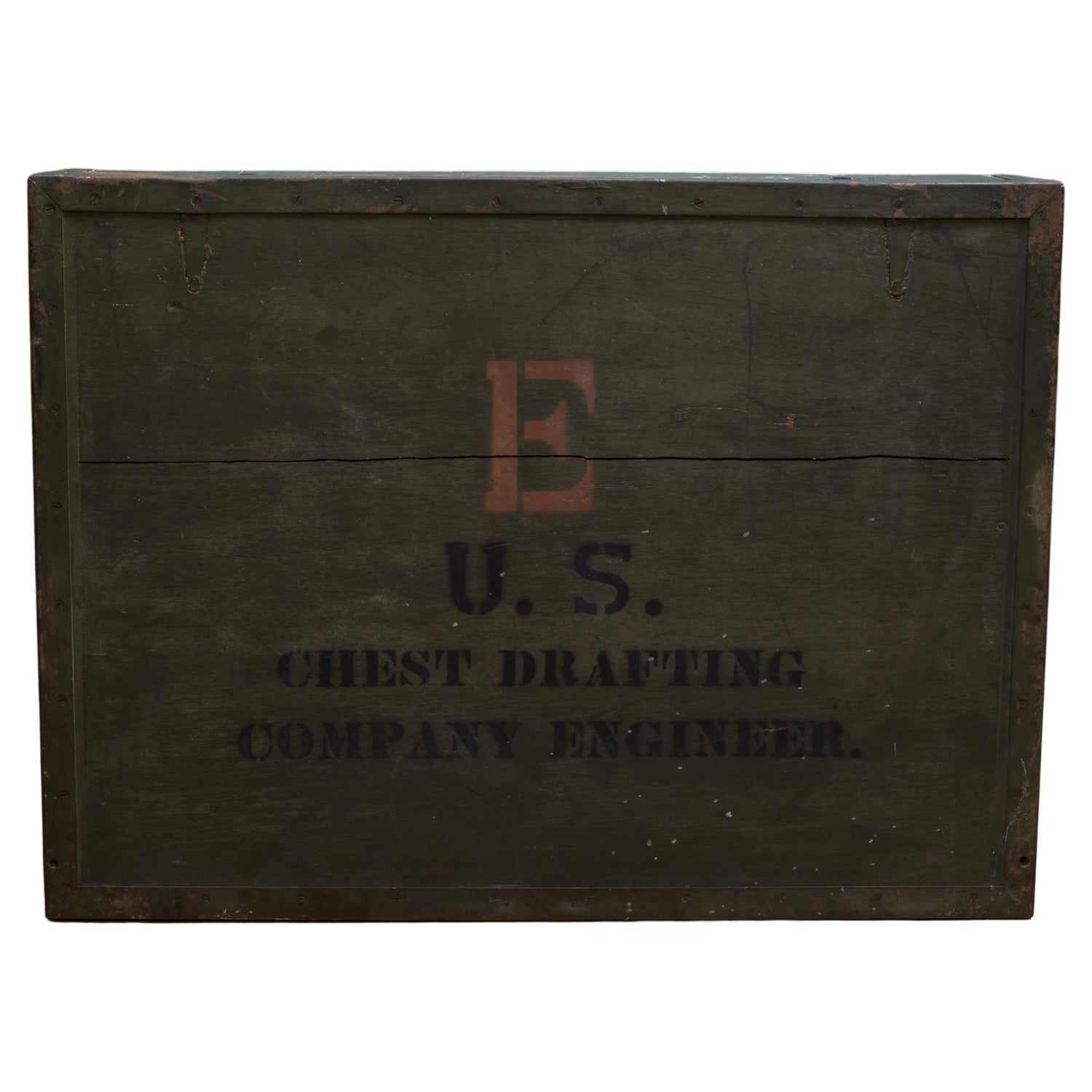 Large Industrial Aluminum Military Trunk at 1stDibs