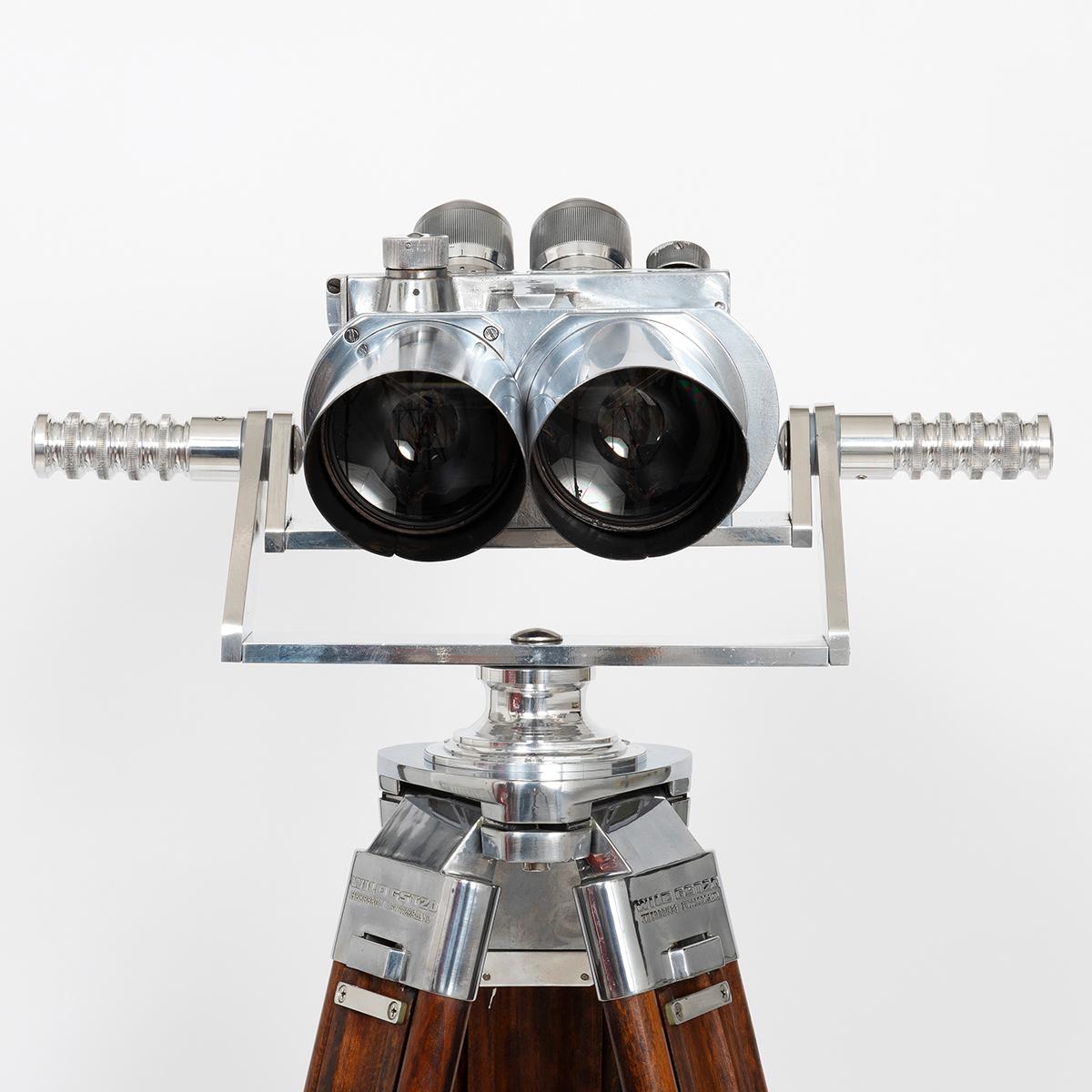 World War 2 German Schneider Binoculars Anti Aircraft,  Superb Optics.... 2