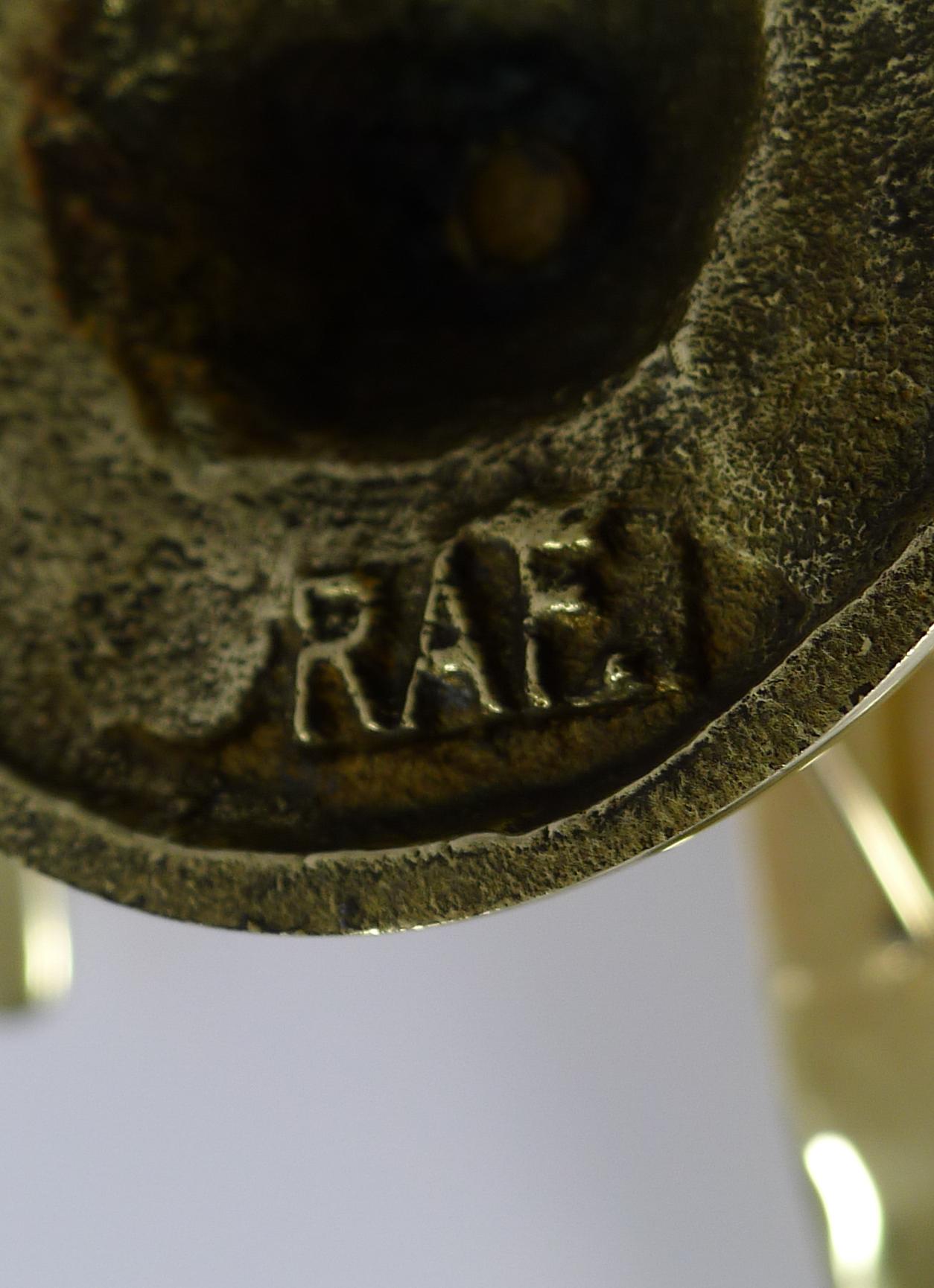 brass airplane