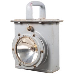 World War Era U.S. Navy Ship Lantern Light, circa 1940s