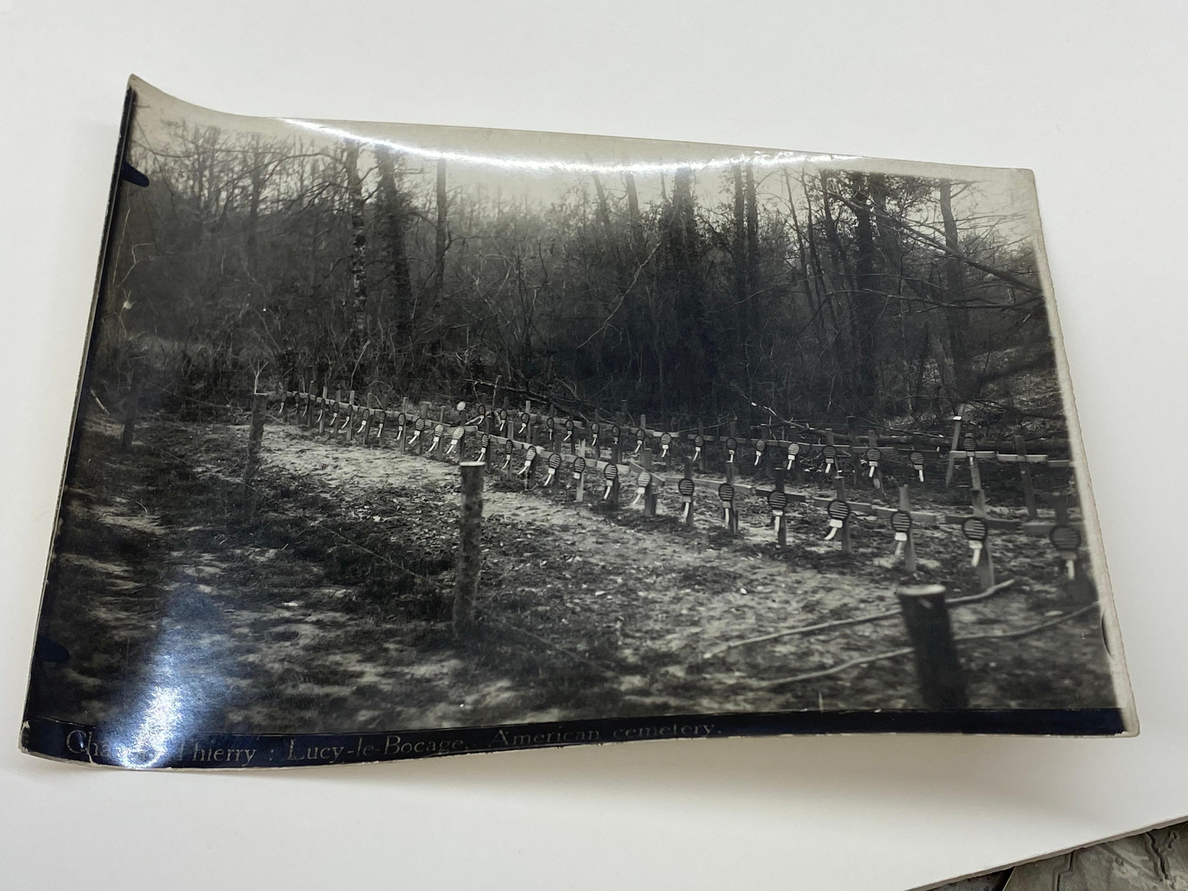 World War I Black and White Aerial Reconnaissance Photos France 2