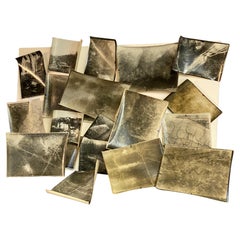 World War I Black and White Aerial Reconnaissance Photos France