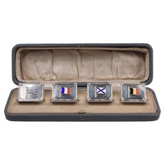 World War I Place Card Holders with Allied Powers Plus Belgium, 1914