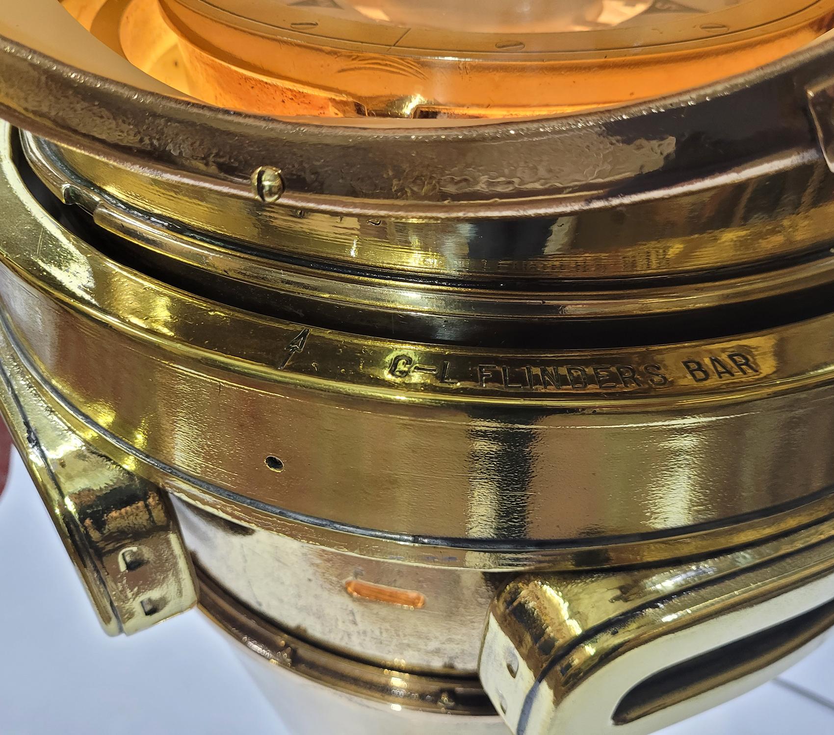 Laiton Binnacle de navires de la marine américaine de la Première Guerre mondiale en vente