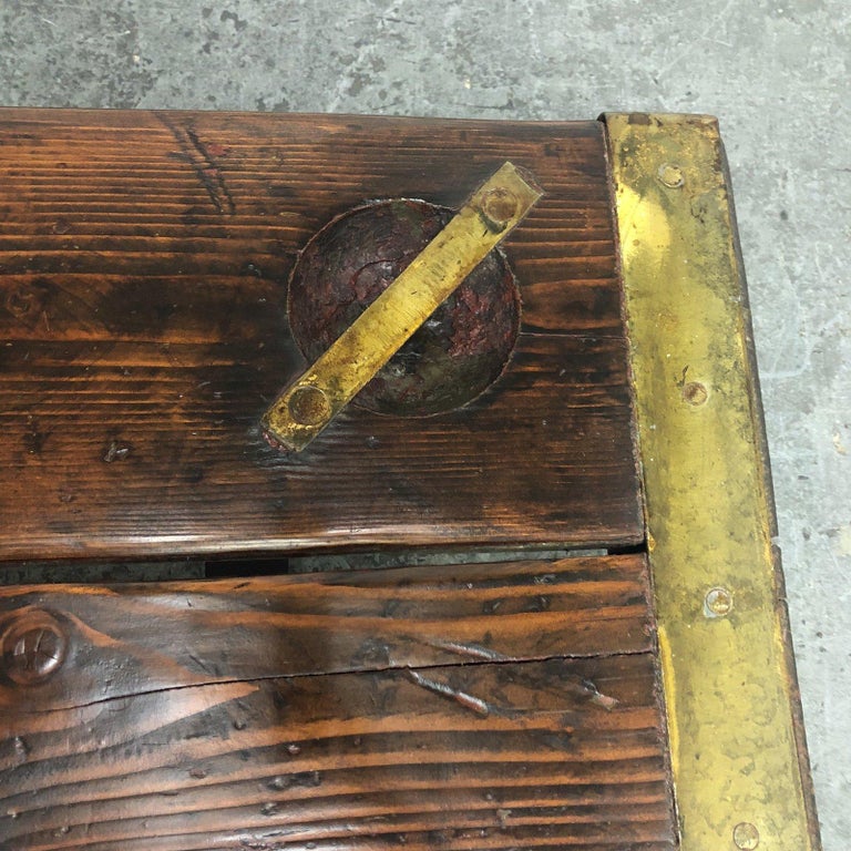 World War II Custom Liberty Ship Hatch Cover Coffee Table For Sale at