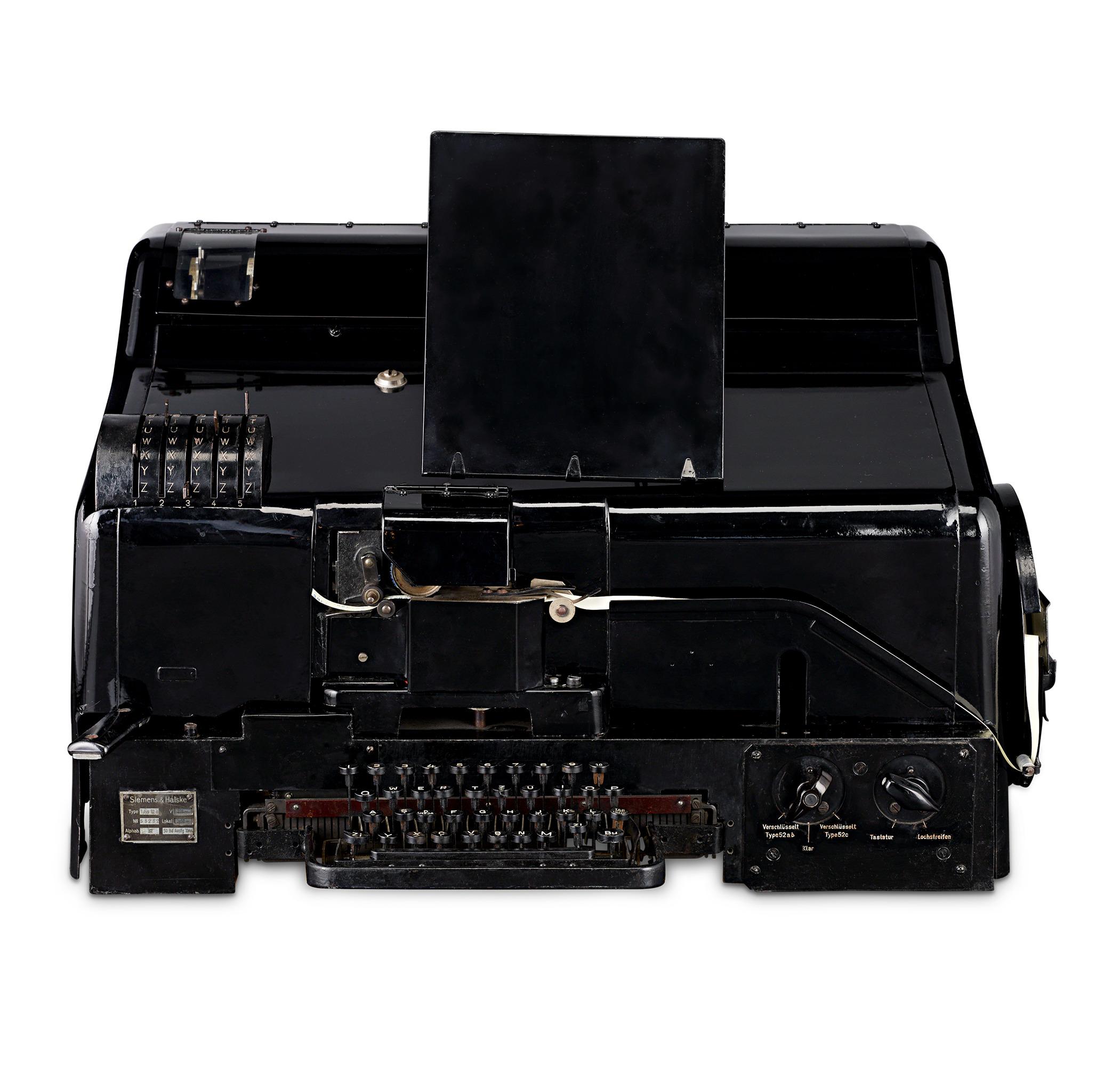 Zehn-Rotor-T52 Enigma-Maschine aus dem Zweiten Weltkrieg (Deutsch)
