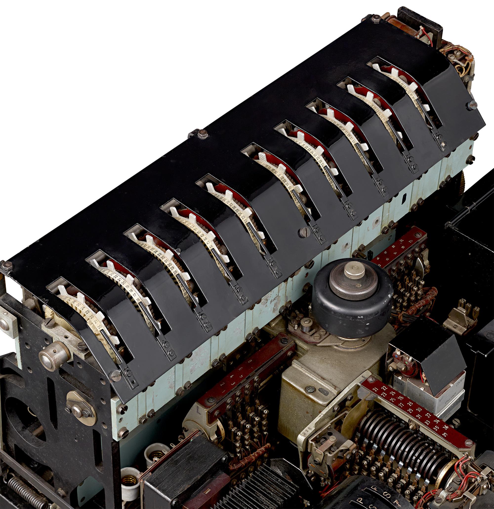Zehn-Rotor-T52 Enigma-Maschine aus dem Zweiten Weltkrieg 1