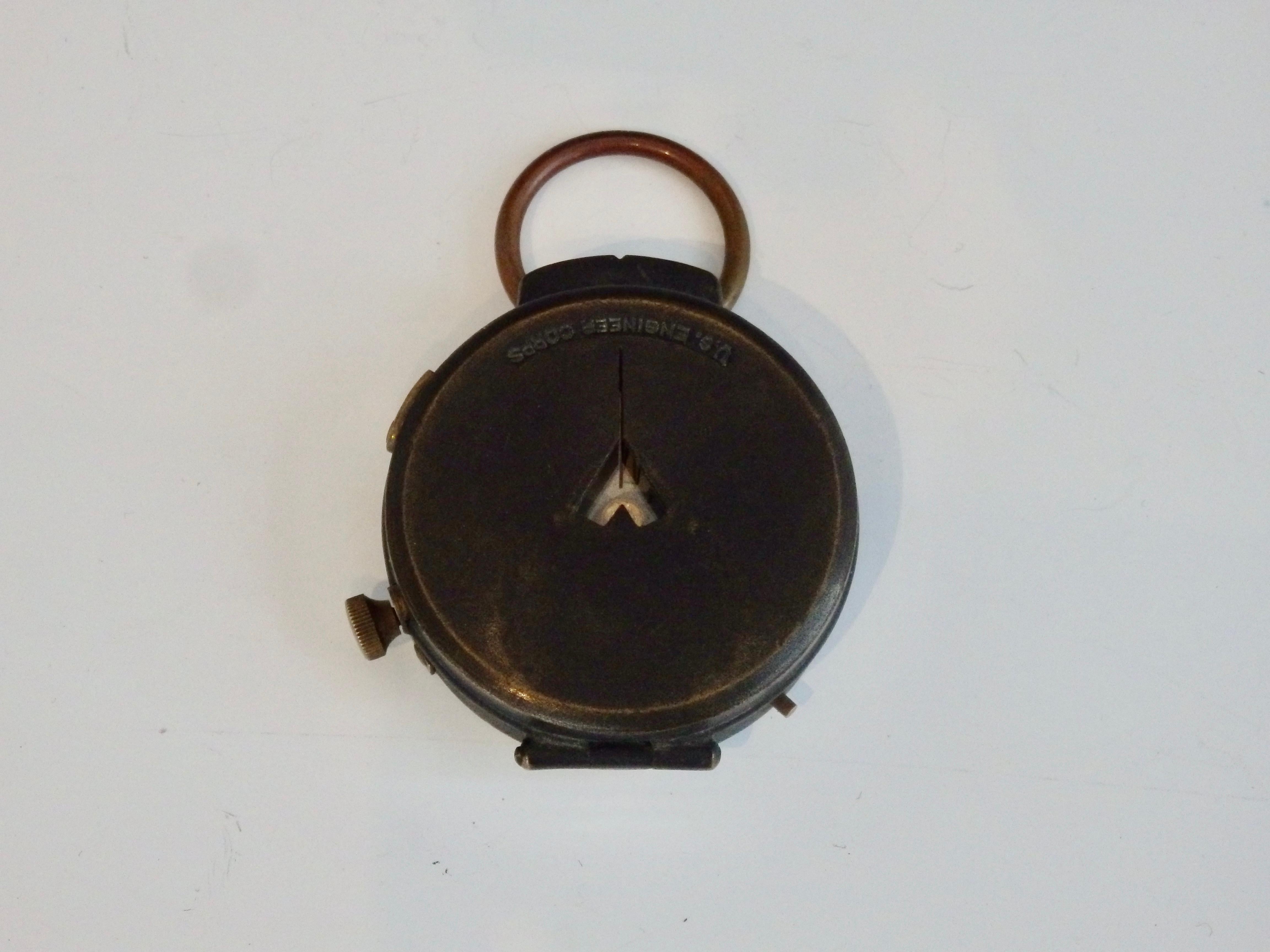 World War One Swiss Made Army Engineer Compass In Good Condition In Ferndale, MI