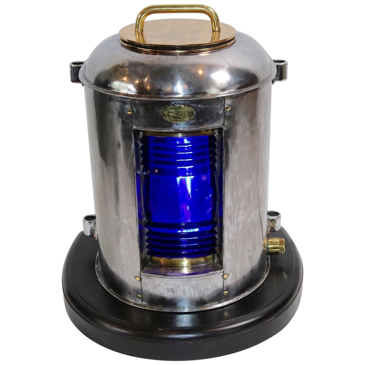 World War Two Convoy Lantern by Perko For Sale