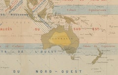 World Wind Currents Map – “Courants de l’Atmosphère” by Andriveau-Goujon, 1861