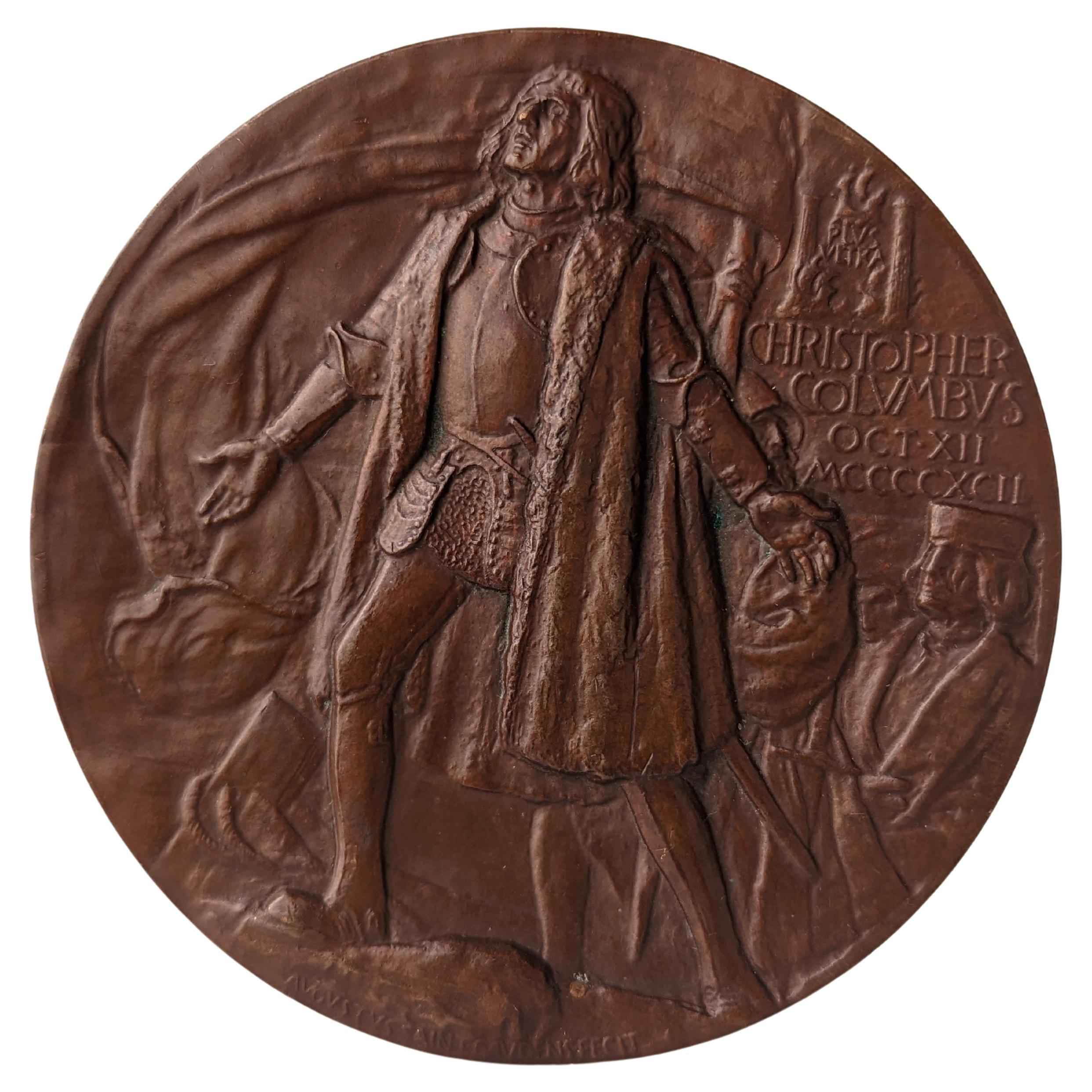 World's Columbia Exposition Award by A. Saint-Gaudens and Charles F. Barber 1893 For Sale