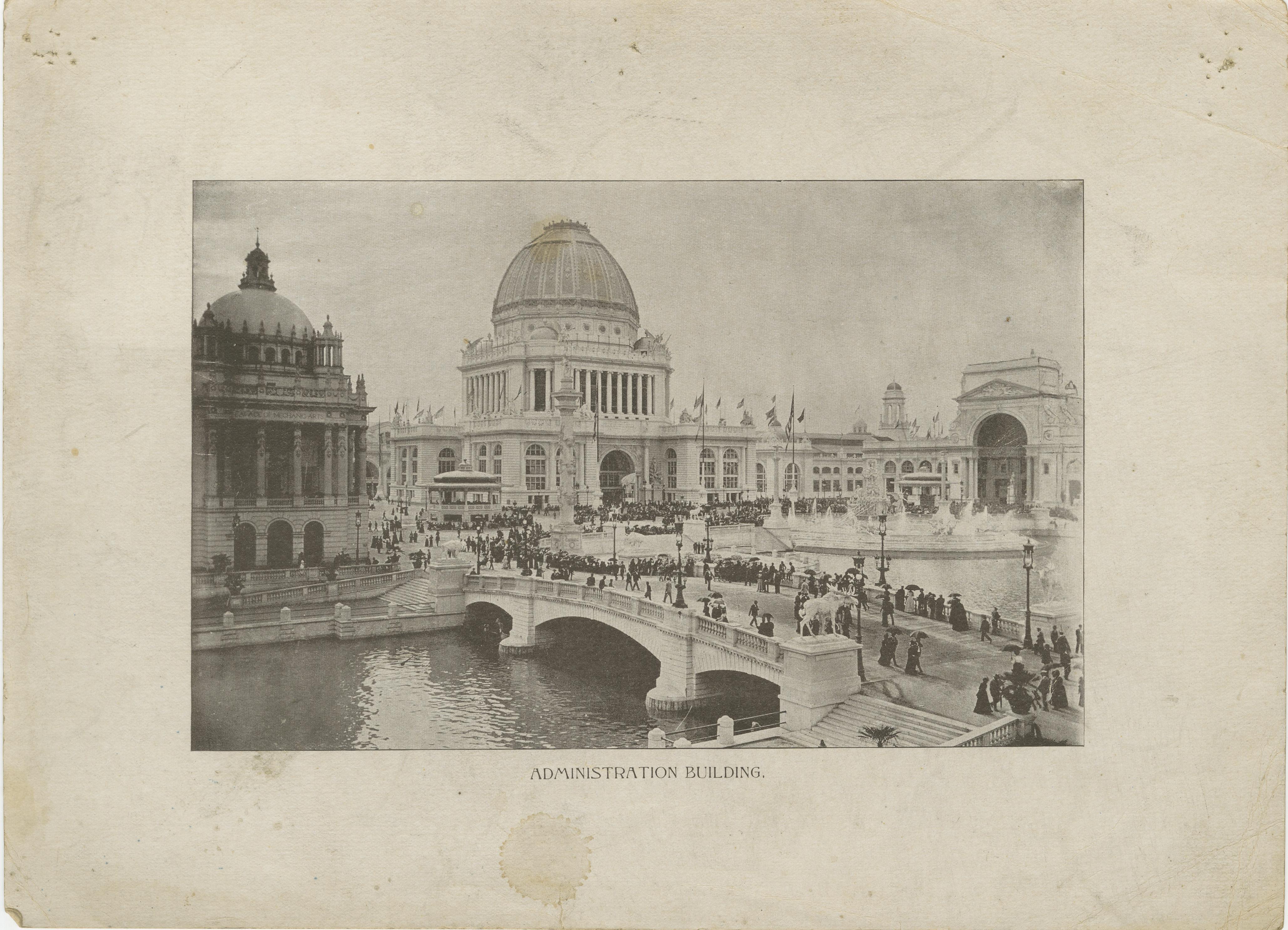 World’s Columbian Exposition 1893 – Set of Photographic Prints Published in 1902 en vente 4