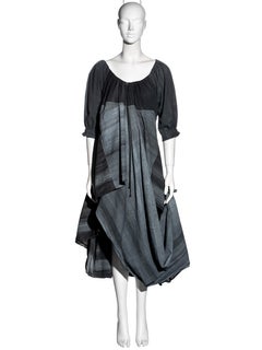 Worlds End by Vivienne Westwood and Malcolm McLaren grey smock dress, ss 1983